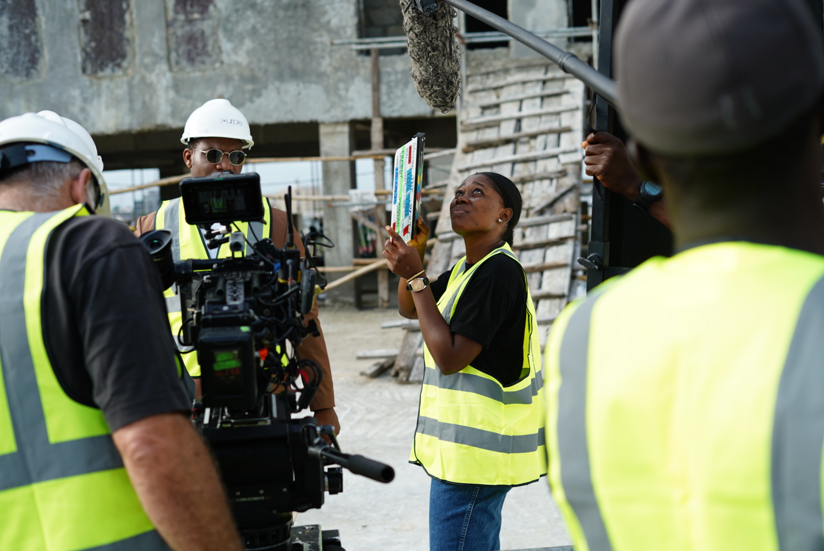 On set — The Party